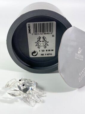 Swarovski Crystal Zodiac Mini Sand Crab w/Box 206481 7G82